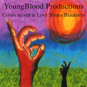 Colors Mixed in Love Shines Blackness