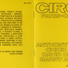 Circle - Paris Concert [disc one] CD1