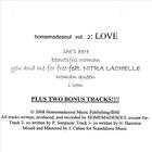 HOMEMADESOUL - Homemadesoul Vol. 2: Love