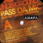 Hoodz Underground - Pass Da Mic BW History-HOODZ12 Vinyl