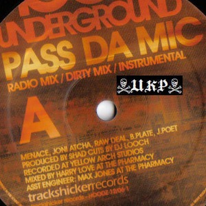 Pass Da Mic BW History-HOODZ12 Vinyl