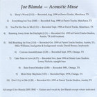 Joe Blanda - Acoustic Muse