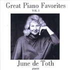 June de Toth - Great Piano Favorites, Volume 1