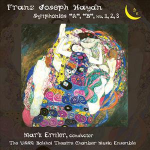 Haydn. Symphonies A, B, 1,2,3