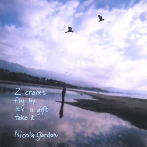 2 cranes fly by, it's a gift, take it
