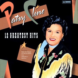 Patsy cline 12 greatest hits album cover
