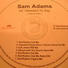 Sam Adams - All I Need to Say CDM