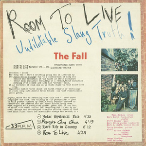 Room To Live (Vinyl)