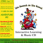 The Slouch In The Couch Childrens Corner Band - Interactive Learning & Music CD - Adventure #2