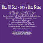 Thee Oh Sees - Zork's Tape Bruise Demo's