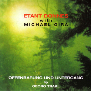 Offenbarung Und Untergang By Georg Trakl