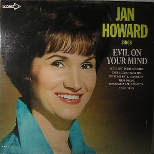 Jan Howard Sings Evil On Your Mind (Vinyl)