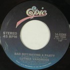Luther Vandross - Bad Boy (Having A Party) / Once You Know How (VLS)