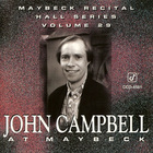 John Campbell - Live At Maybeck Recital Hall Vol. 29