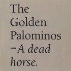 The Golden Palominos - A Dead Horse
