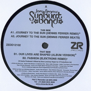 Journey To The Sun / Our Lives Are Shaped / Fashion (VLS)