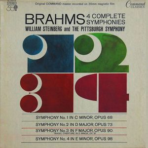 Brahms: Complete Symphonies (Symphony No. 3 In F Major, Op. 90) (Reissued 1972) (Vinyl) CD3