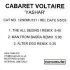 Cabaret Voltaire - Yashar (CDS)