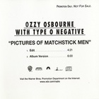 Type O Negative - Pictures Of Matchstick Men (With Ozzy Osbourne) (CDS)