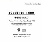 Porno For Pyros - Pete's Dad (CDS)