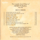 Henry Purcell - The Complete Anthems & Services Vol. 10