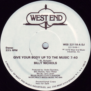 Give Your Body Up To The Music (VLS)