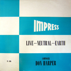 Don Harper - Live-Neutral-Earth (Vinyl)