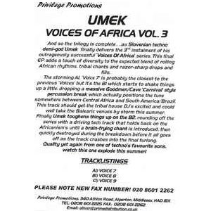 Voices Of Africa Vol. 3