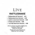 Live - Rattlesnake (EP)