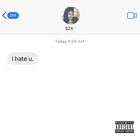 Sza - I Hate U (CDS)