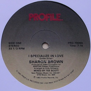 I Specialize In Love (VLS)