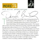 Derek Bailey - More 74