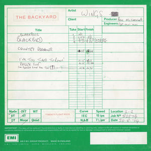 One Hand Clapping - The Backyard